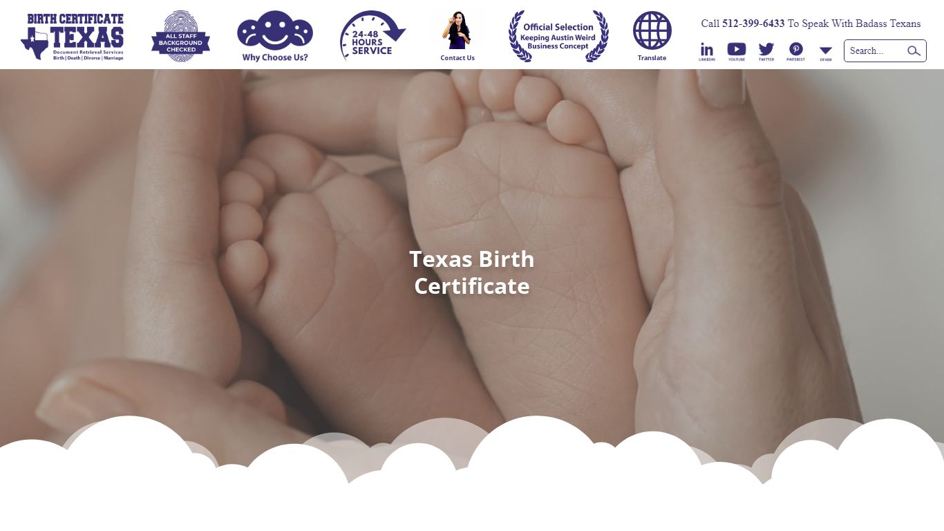 Texas Birth Certificate|Birth Certificate Texas|Order Birth Certificate ...